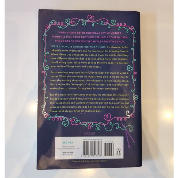 Real Men Knit by Kwana Jackson -A Novel - Paperback Book - Picture 2 of 6